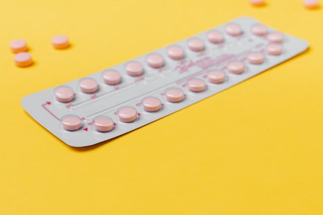 The most common contraceptive pill: the combined pill.